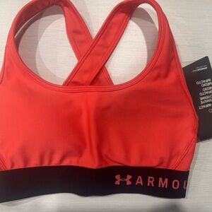 Under Armour Vibrant Red Sports Bra